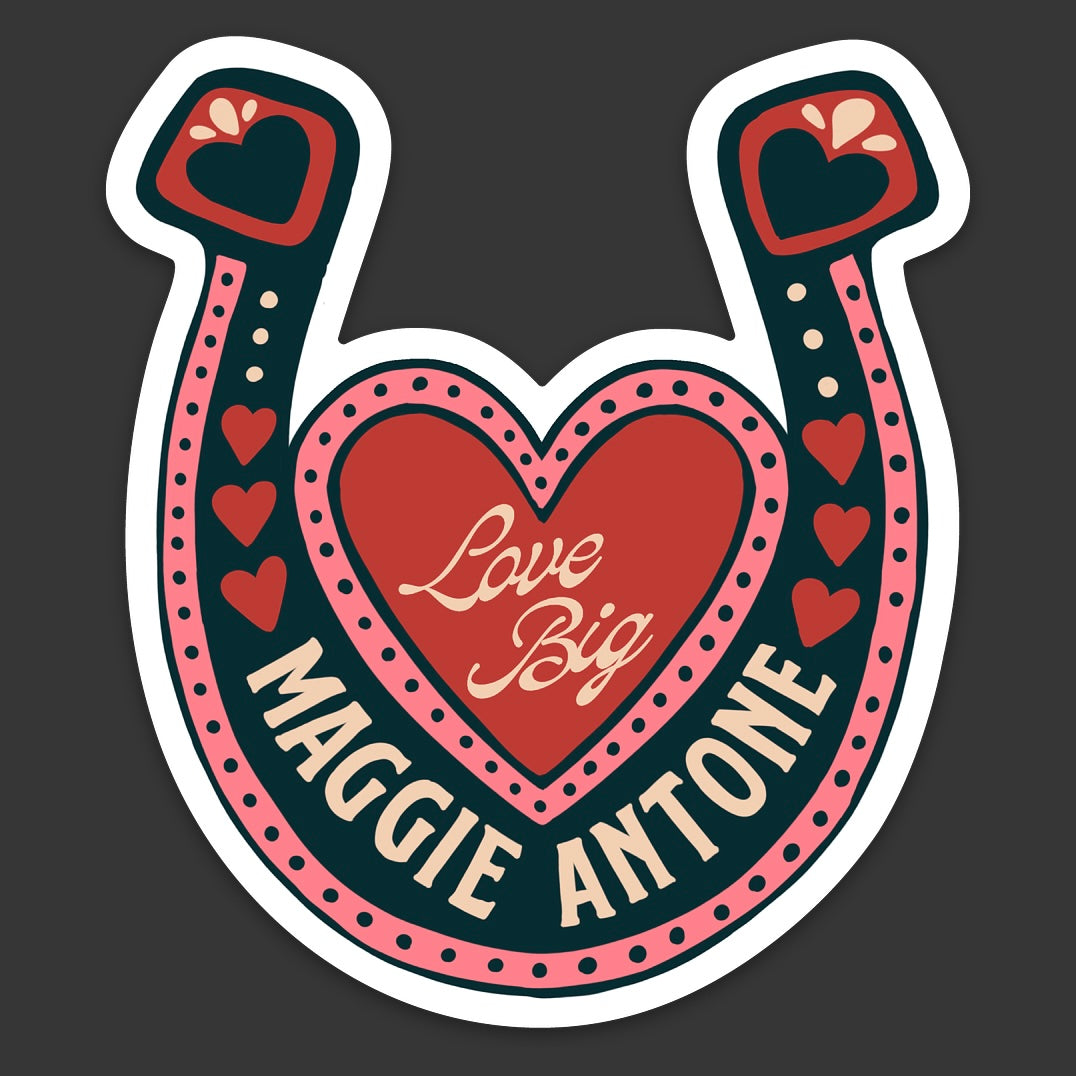 Love Big Horseshoe Magnet (3” x 3.44”)