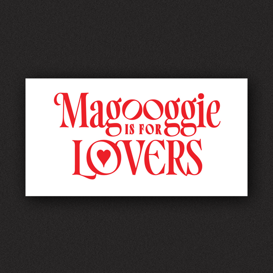 Magooggie Is For Lovers v2 Sticker