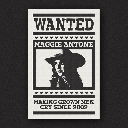 Signed Wanted Poster