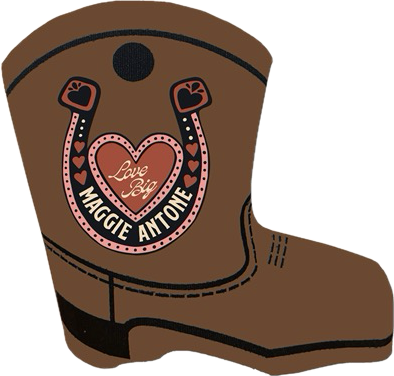 Love Big Brown Boot Koozie
